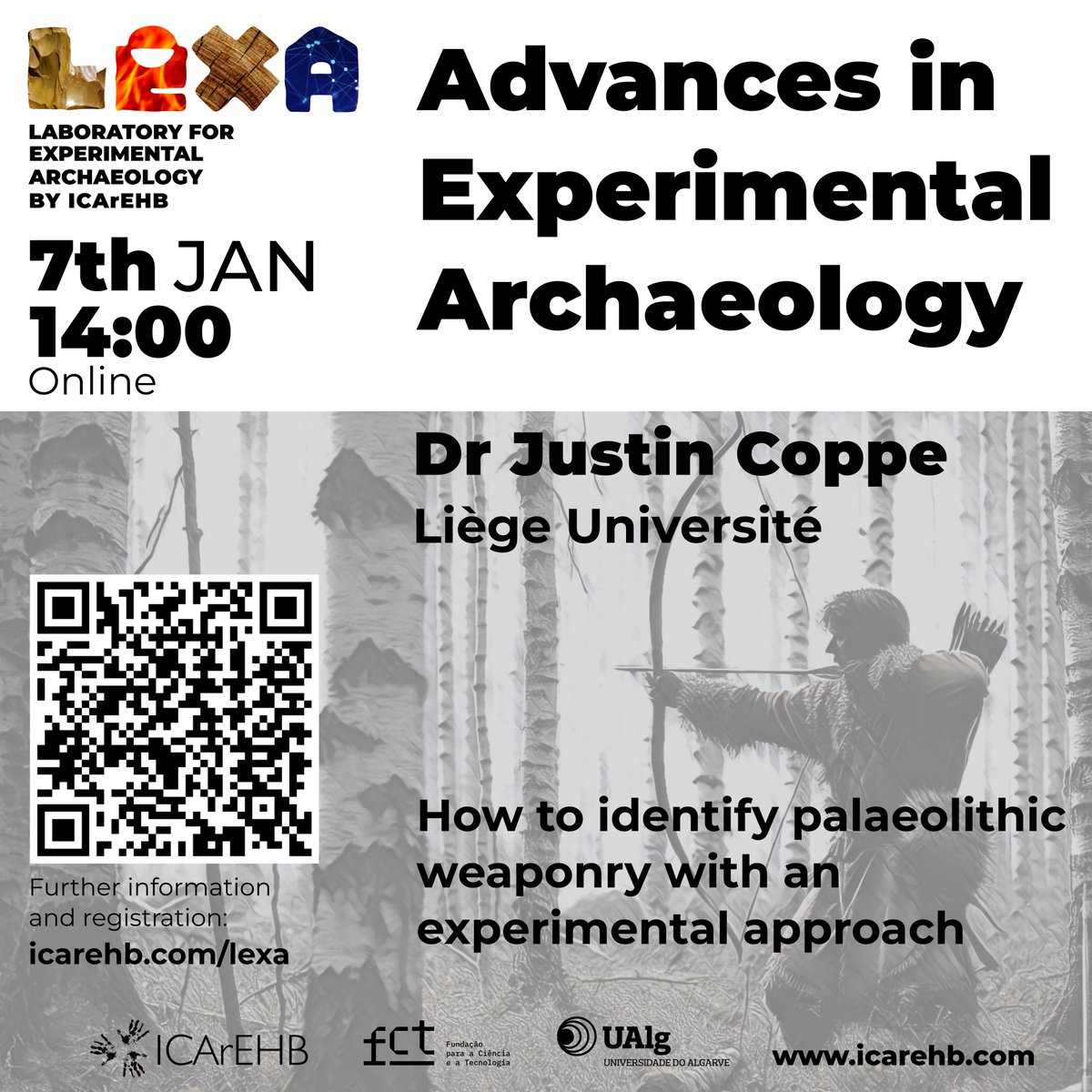 Dr Tomos Proffitt (@tomosproffitt) on Twitter photo The next <a href="/ICArEHB/">ICArEHB</a>  Experimental Archaeology Seminar is on Tuesday the 7th of January at 2pm (GMT). Join us for a talk by Dr Justin Coppe. Register here to join and get reminders about new talks: icarehb.com/lexa/. #experimentalarchaeology #lithics #Archaeology The next <a href="/ICArEHB/">ICArEHB</a>  Experimental Archaeology Seminar is on Tuesday the 7th of January at 2pm (GMT). Join us for a talk by Dr Justin Coppe. Register here to join and get reminders about new talks: icarehb.com/lexa/. #experimentalarchaeology #lithics #Archaeology