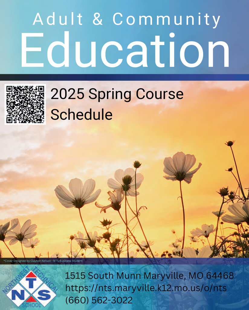 Check it out -- the Spring  Adult &amp; Community Ed Catalog is now available! Scan the QR code to learn more.