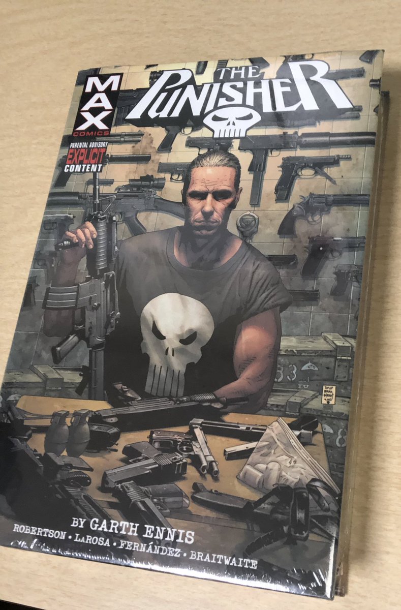 Slim_Charles007's tweet photo. Time to read this @MarvelComicsHQ greatness ✊🏾
#ThePunisher #MaxComics omnibus https://t.co/87iVi5Bzpn