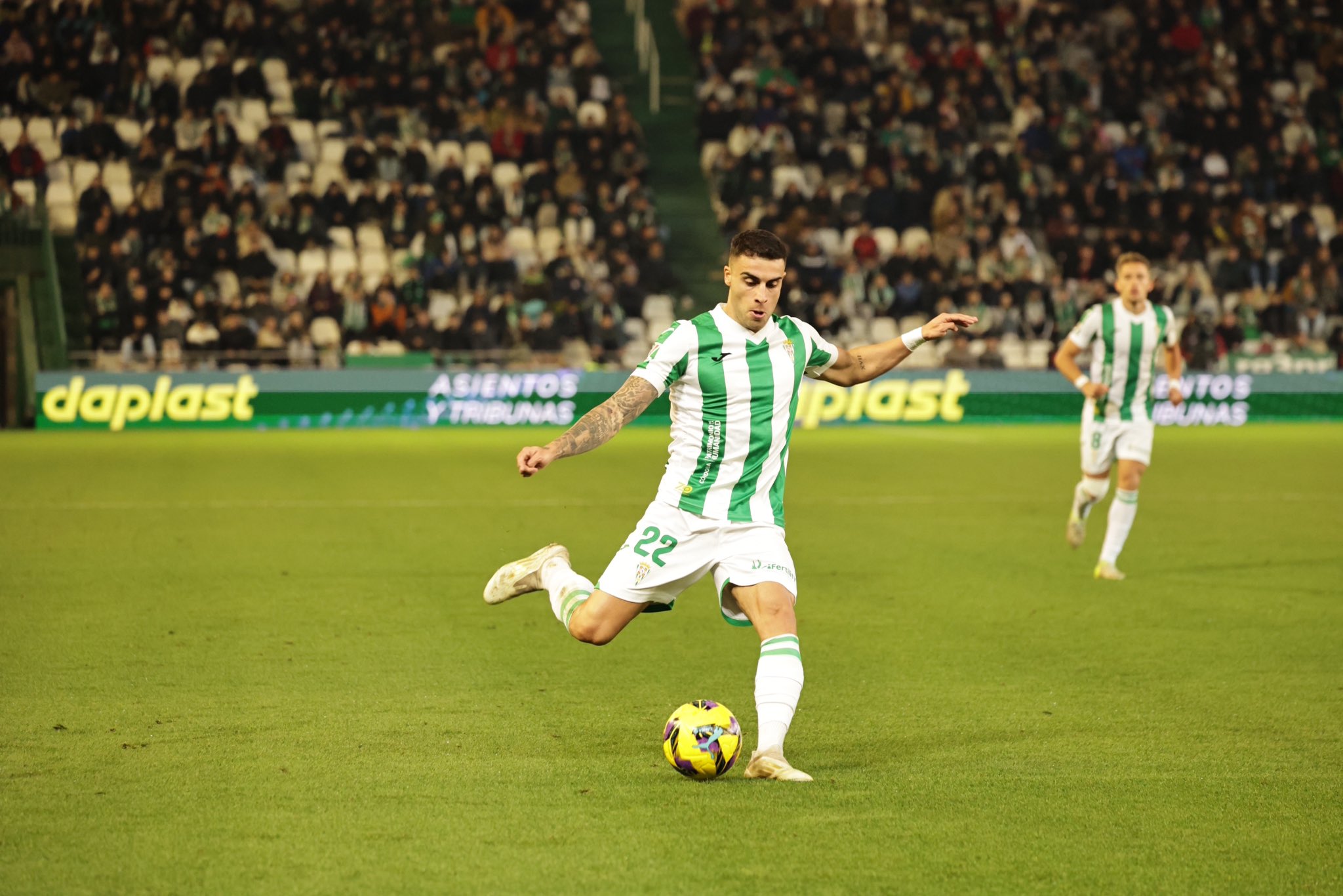 Carlos Isaac en el último partido en el Arcángel. Fuente: Córdoba CF