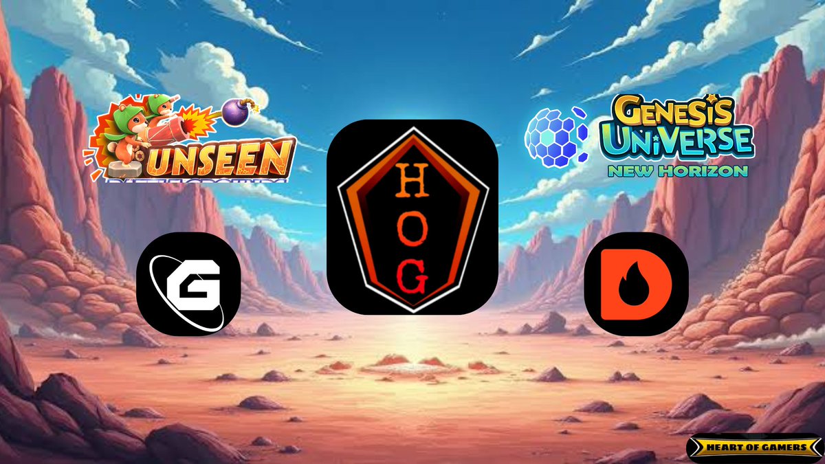 HOG_369's tweet photo. 🔥 We are proud to showcase the top 4 gaming projects we've partnered with in 2024!🇵🇭

❤️ @UnseenBGs  
❤️ @GenesisUnivers  
❤️ @GalFiOfficial  
❤️ @PlayDanteGames  

Together, we’re building the future of Web3 gaming! 🚀
#Web3Gaming #Bitcoin #P2E #CryptoAirdrop #GamingCommunity https://t.co/rJSt3mKlUo