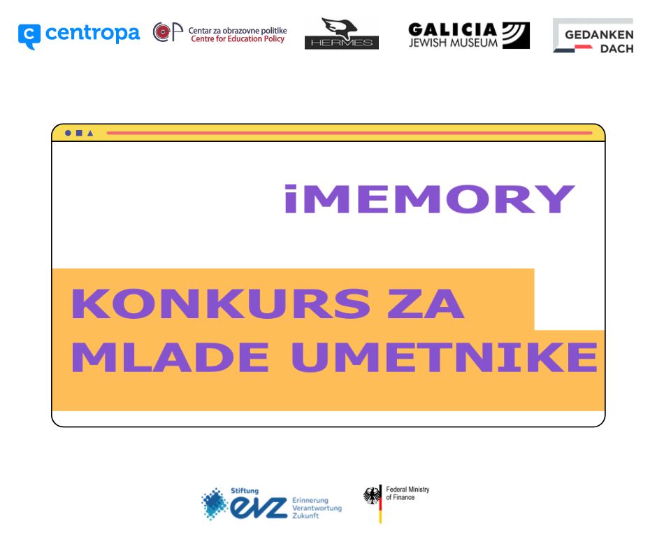 Objavljujemo konkurs za studente i mlade umetnike u okviru projekta #iMemory 

Rok za prijavu je 20.01.2025.

Više o konkursu pročitajte ➡️

cep.edu.rs/vesti/konkurs-…