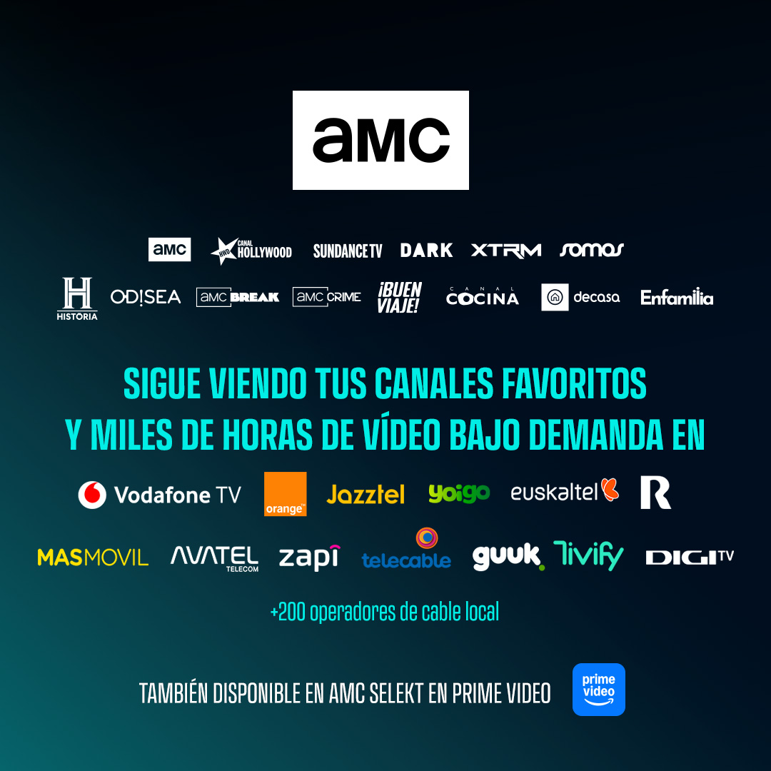 Hemos vivido momentos inolvidables juntos. Ahora Movistar ha decidido quitar a sus abonados AMC.  

LAS MEJORES SERIES NOS UNEN. QUE NADA NOS SEPARE. #AdiosMovistar