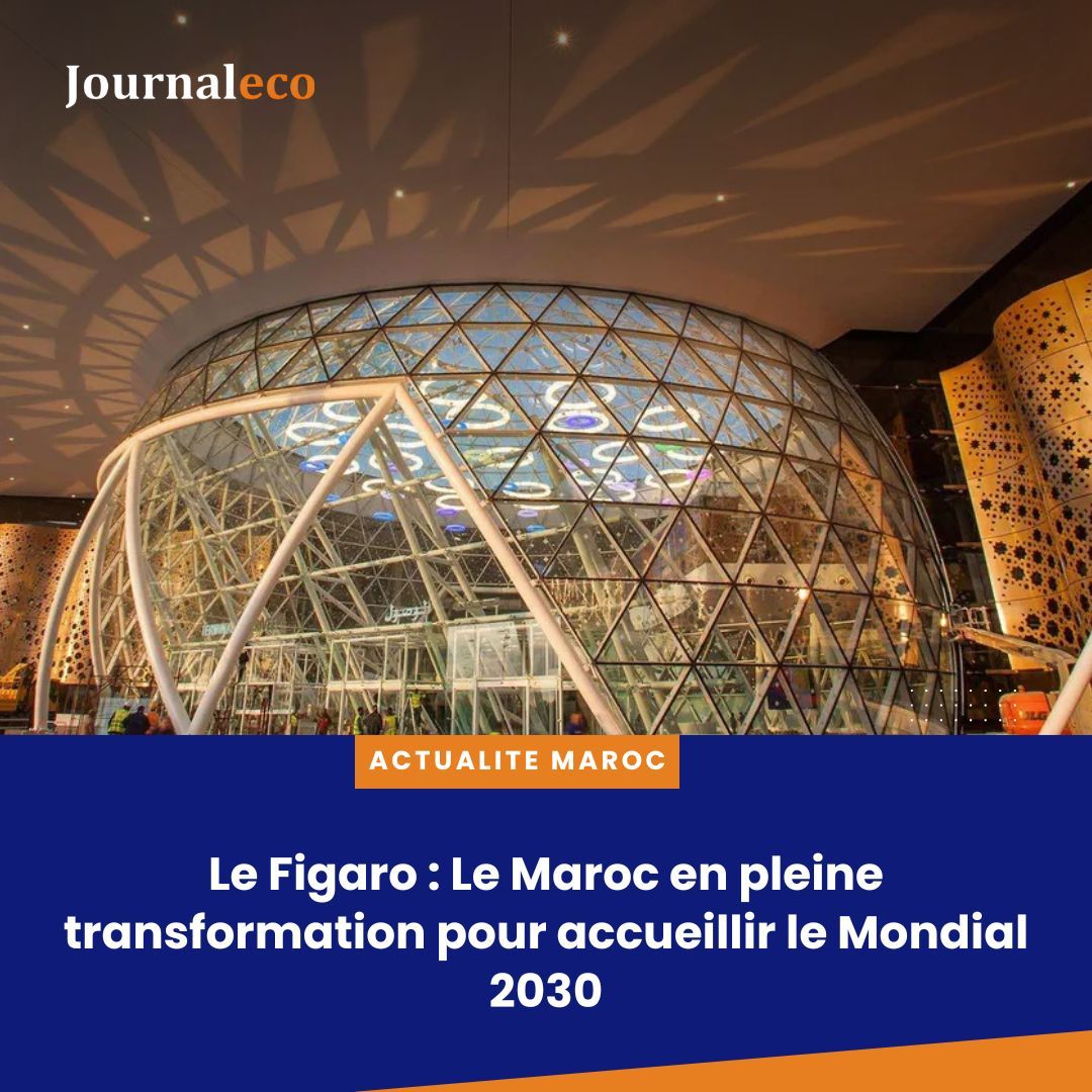 JOURNALECO1's tweet photo. Le Maroc se prépare à briller sur la scène internationale en coorganisant, aux côtés de l’Espagne et du Portugal, la Coupe du monde 2030. 

Lire la suite
https://t.co/EDMzVLARAf 

#Maroc #CoupeDuMonde2030 #Football #Coorganisation #Espagne #Portugal https://t.co/5Fq3vEXwEc