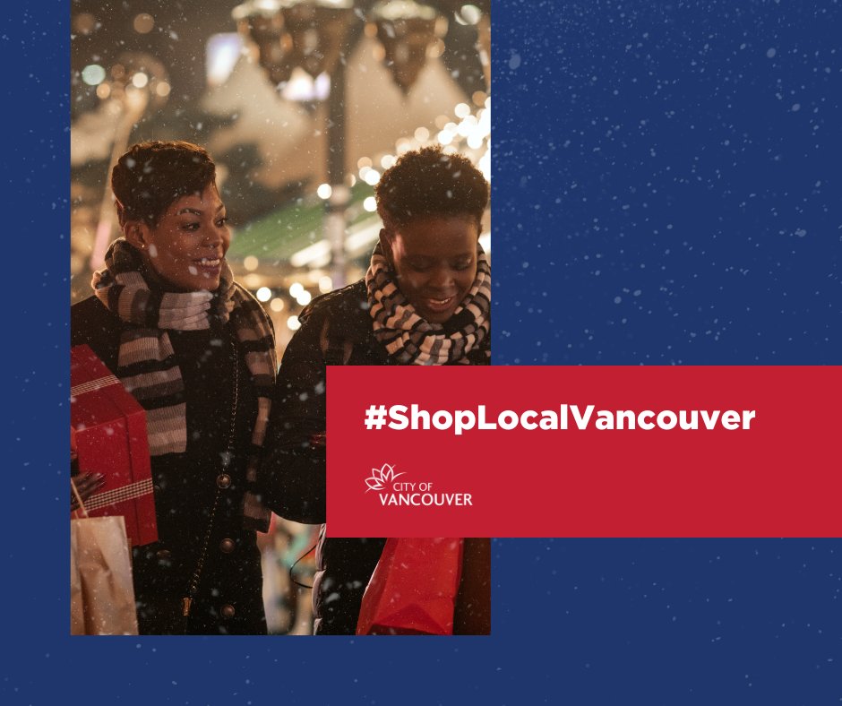 CityofVancouver's tweet photo. Give gifts from Vancouver this holiday season! βοΈ
#ShopLocalVancouver by:
π Shop locally in-person/online
π Gift cards from local faves
π Order from local restaurants
Support our local BIAs: https://t.co/QebKmr1byn https://t.co/pvPQ2JO4To