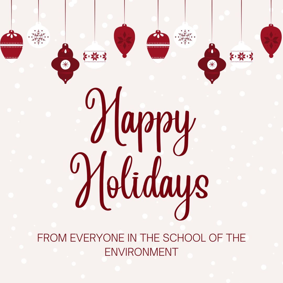The University will be closed from December 23, 2024 - January 1st, 2025 for the December Holiday Recess. Happy holidays and we, in SOE, wish everyone a restful and prosperous New Year!