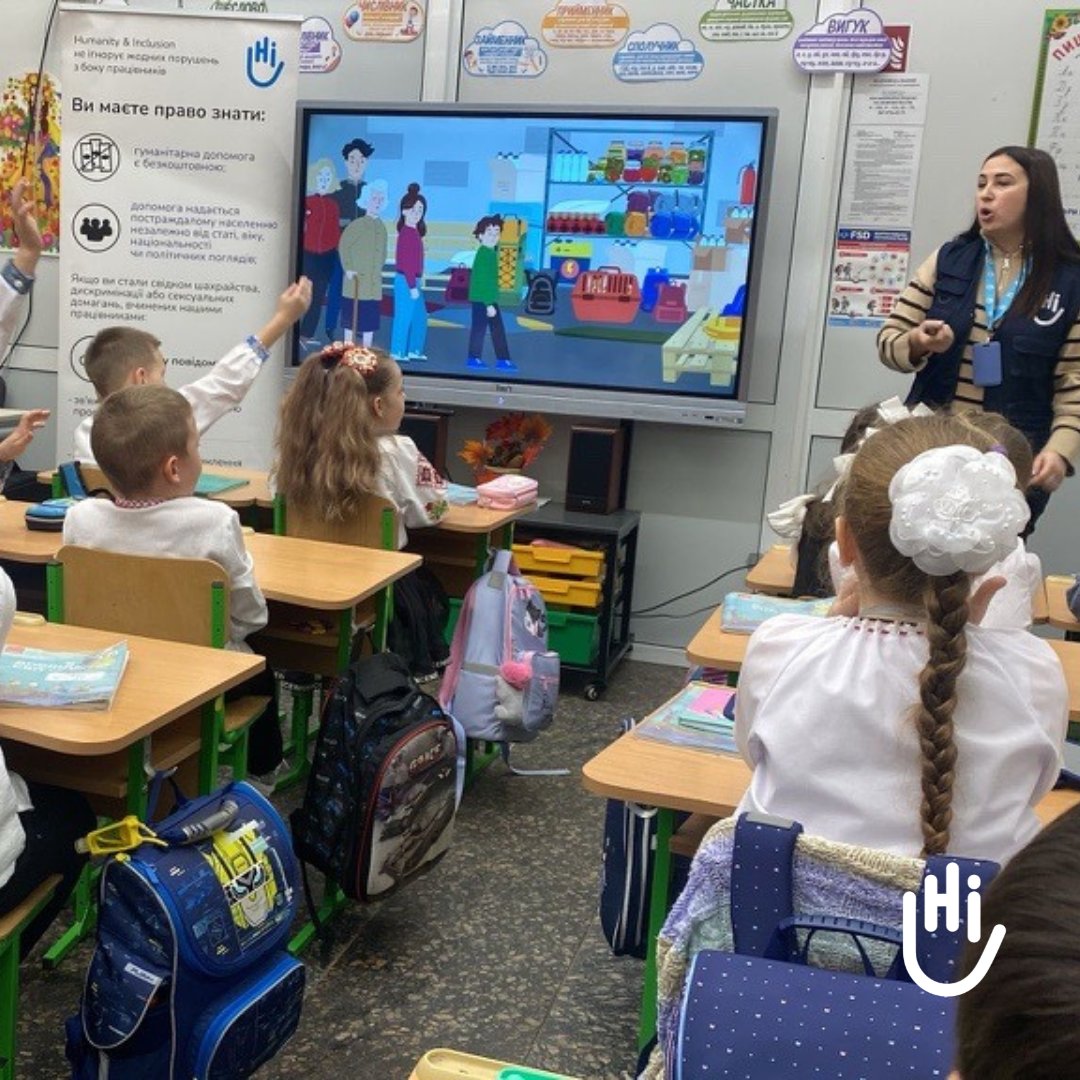 HI_UK's tweet photo. In Kharkiv, #Ukraine, children go to school in the Metro. HI's teams organise sessions to teach them about the risks from unexploded bombs.

Thanks to @FrancisDearnley @jleather &amp;
@adeliepjz  for your powerful pieces.

Full article on @Telegraph  👉 https://t.co/w4AWzvsFBr https://t.co/YZxSV0Ycay