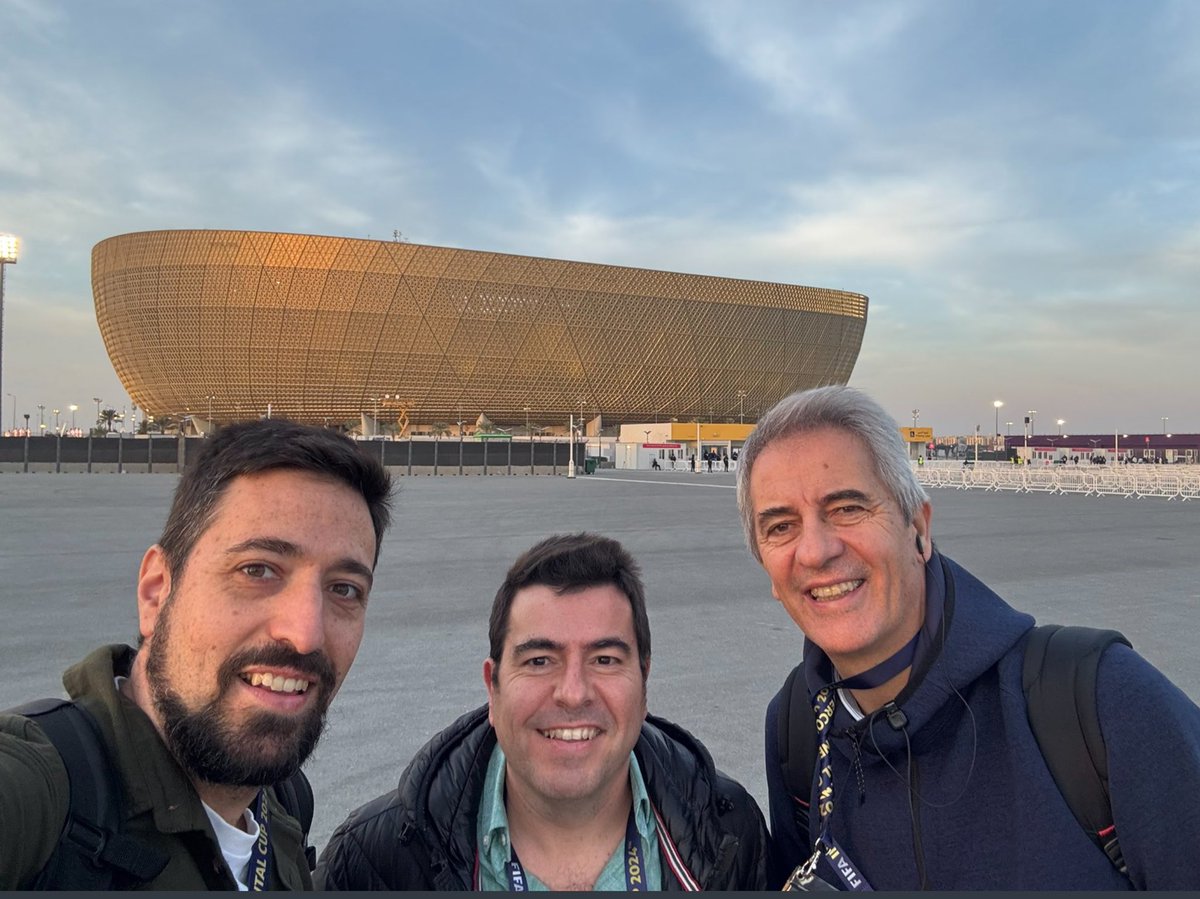 Preparados los de <a href="/tjcope/">Tiempo de Juego</a> en el Lusail Stadium .

La Copa Intercontinental en juego.