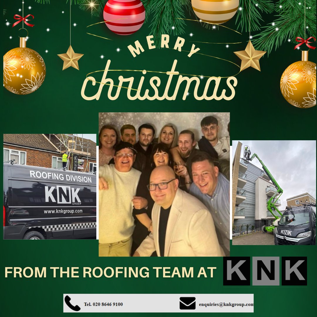 Wishing all our team and clients a very Merry Christmas from KNK ROOFING
knkroofing.com