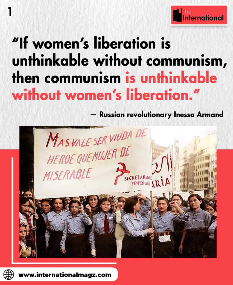 Women's Liberation is Entirely Rooted in Marxism : A thread 🧵