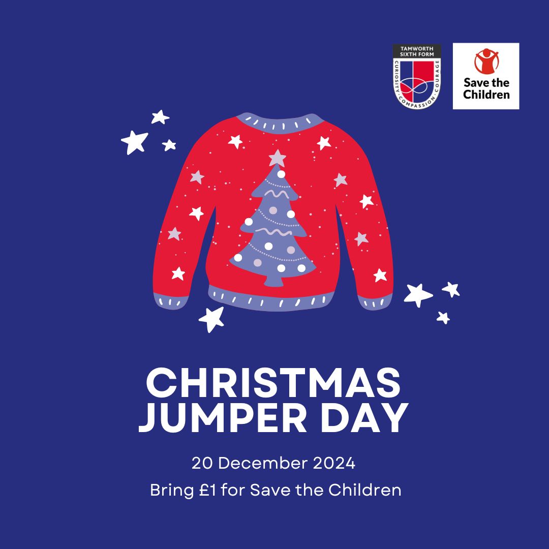 Christmas Jumper Day is on Friday 22nd December! We are raising money for Save the Children so remember to bring in £1.