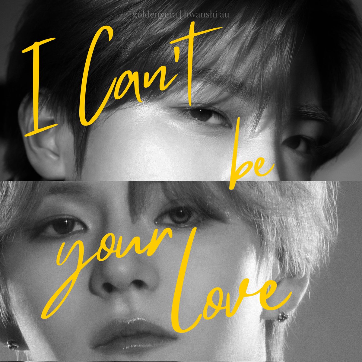 i'm afraid i'll ruin your life, so
i can't be your love. 

ㅡ a hwanshi au by goldenyera.