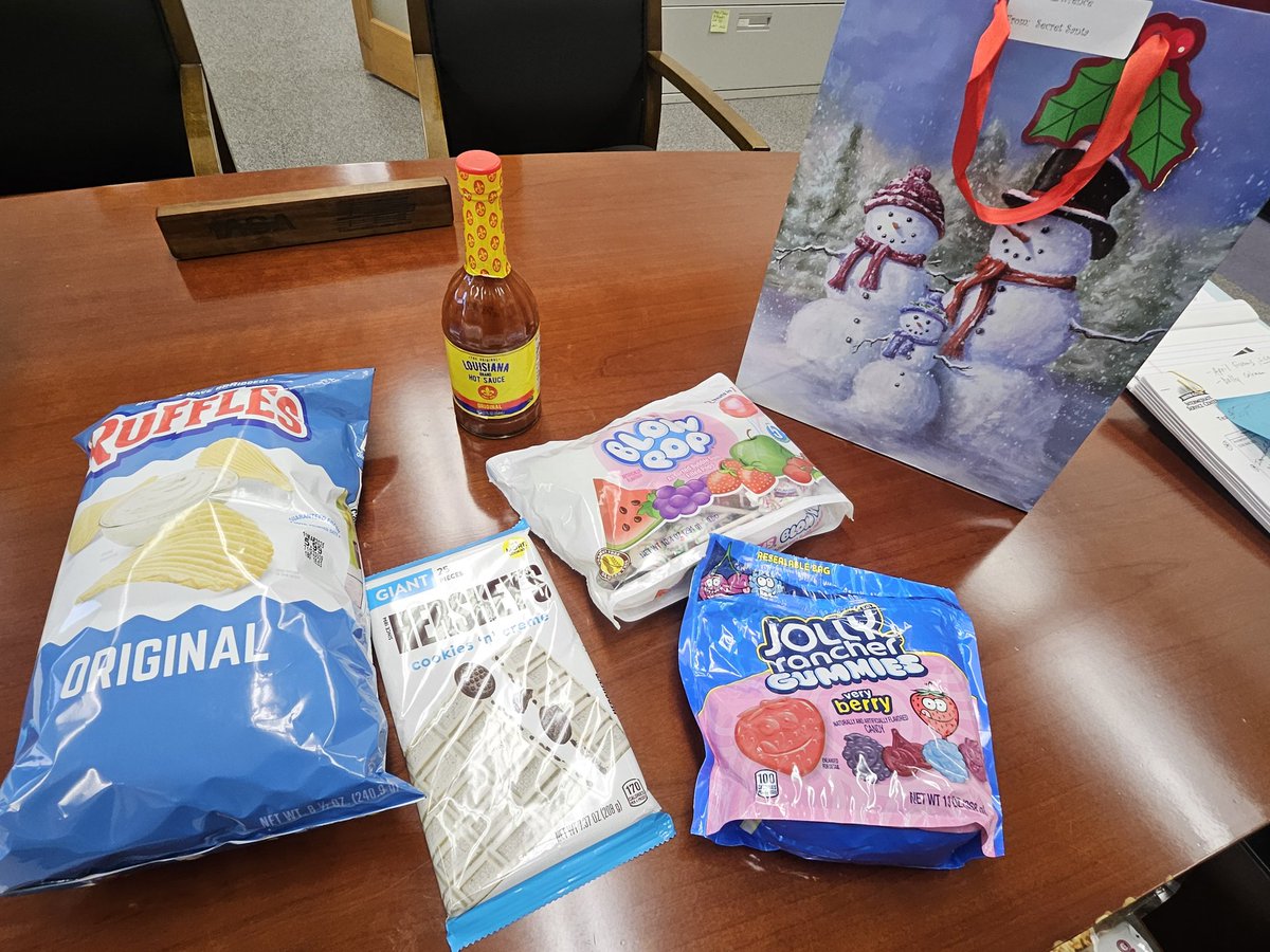I Love Secret Santa Week in Harvey School District 152!! Secret Santa has been hooking me up with "Bad Stuff" for A Good Guy. Keep it coming!!!