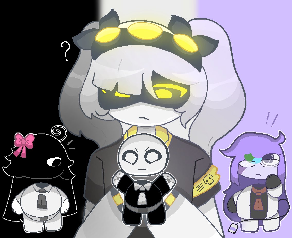 THEFILENAMEE2ya's tweet photo. This Is a Sign To Draw Your Oc With Your Fav Character 
(This Was a Drawing For My Friend) #murderdrones #jmurderdrones https://t.co/VKwGS0VJgl