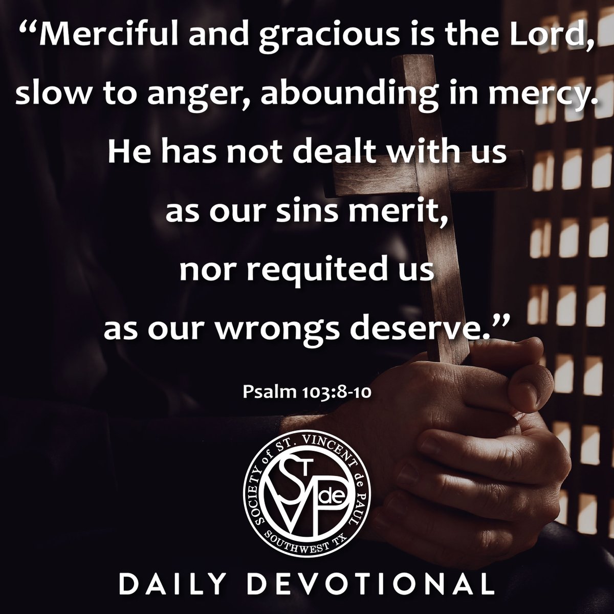 SvdpSwtx's tweet photo. #svdp #svdpswtx #dailydevotional #DailyReflection #quotes #dailyquotes https://t.co/jEhVq2IorC