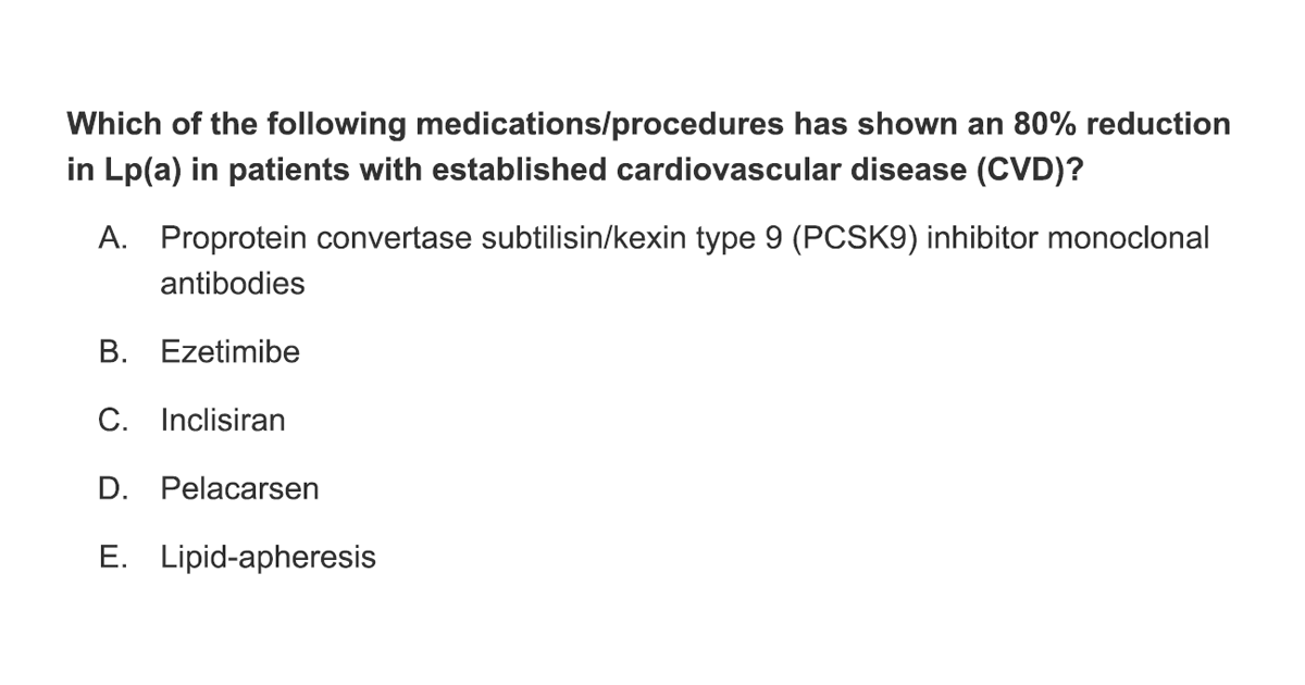 LipidCME (@lipidcme) on Twitter photo Test your knowledge on LDL-C, Lp(a), and patient care strategies with this #CME activity >> ow.ly/3Ioi50SXXnF
<a href="/alanbrownmd/">Alan Brown MD MHA FACC FNLA</a> <a href="/CBallantyneMD/">Christie Ballantyne</a> <a href="/lipiddoc/">Dr. James Underberg</a> <a href="/payalkohlimd/">Dr. Payal Kohli, MD</a> Test your knowledge on LDL-C, Lp(a), and patient care strategies with this #CME activity >> ow.ly/3Ioi50SXXnF
<a href="/alanbrownmd/">Alan Brown MD MHA FACC FNLA</a> <a href="/CBallantyneMD/">Christie Ballantyne</a> <a href="/lipiddoc/">Dr. James Underberg</a> <a href="/payalkohlimd/">Dr. Payal Kohli, MD</a>