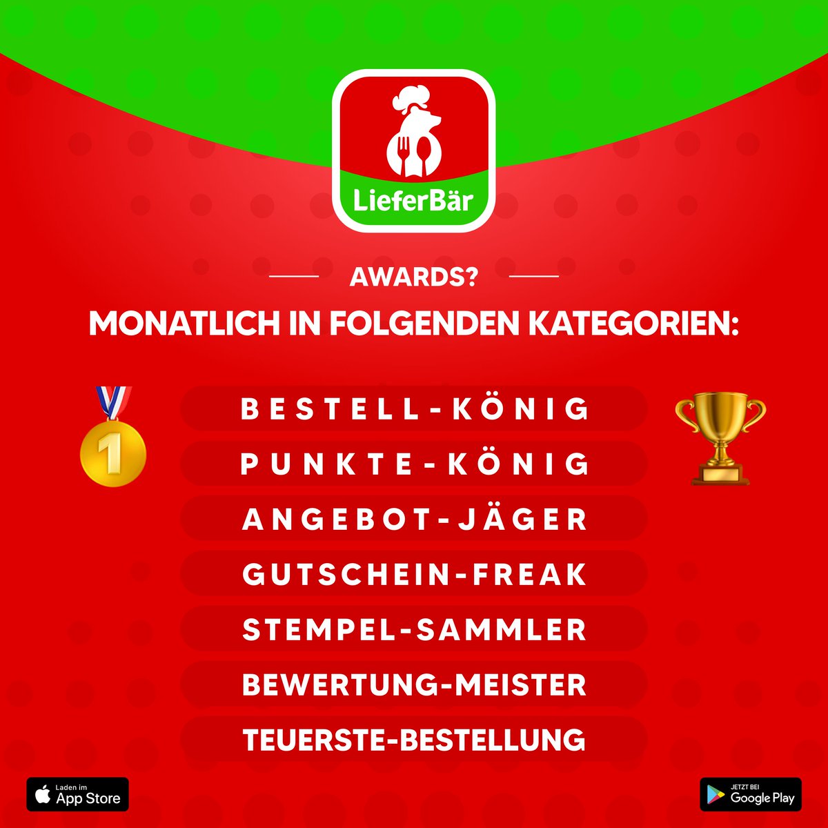 lieferbaer's tweet photo. Ist eine der Besten hier unter uns? 🏆 
#EssenBestellen #fooddelivery #Lieferung #Angebote #Heimservice https://t.co/kFFfopXicE