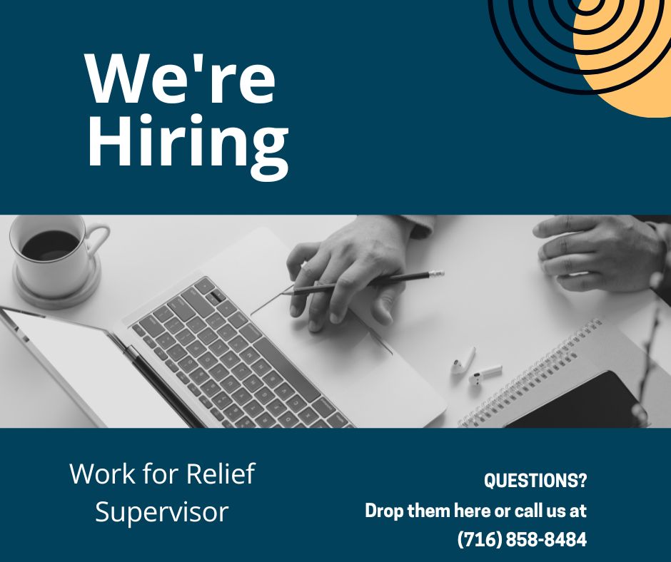<a href="/ECSocServices/">Erie County Department of Social Services</a> is hiring a Work for Relief Supervisor. The deadline to apply is Thursday, December 26. Learn more about the position and how to apply here:
www3.erie.gov/employment/pos…