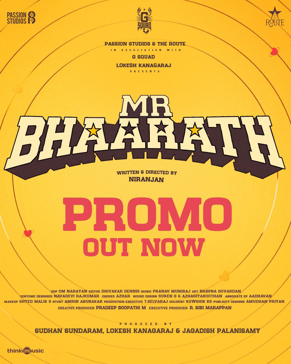 dir_aswin's tweet image. #MrBhaarath a very fun quirky promo.. all the very best to you brother @Bhaarath_Offl wishing you and the whole team a great success