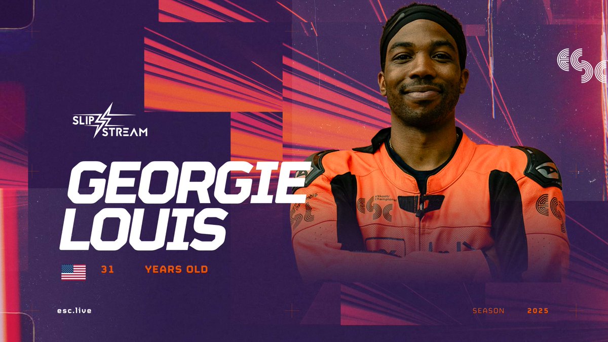 Welcome rookie Georgie Louis on team SlipStream with Harrie Silver! 

After 15 years of pro freestyle scootering, he’s ready to trade the skatepark for the eSC ramp… good luck Georgie!
