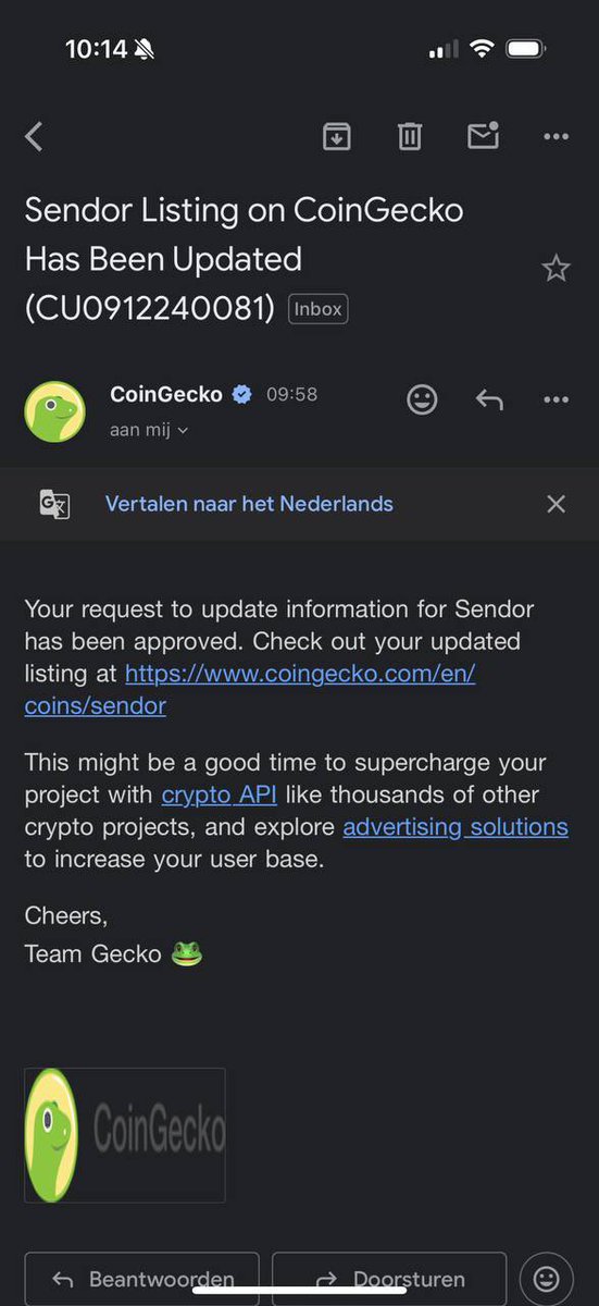 SendorCoin's tweet photo. @coingecko Good morning 🫡

Much love for the @coingecko fam today 🙏🙏

$sendor
@SendorCoin https://t.co/cOoMnHoEQq