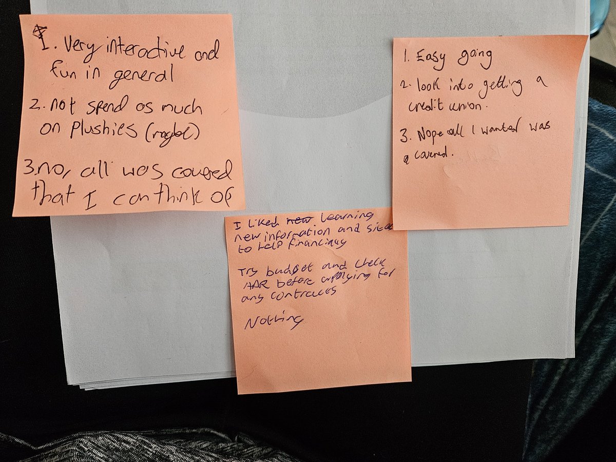 MoneyReadyNI's tweet photo. And that's the last programmes of 2024 complete for @MyBnk NI. We ended it with fab groups in @YouthActionNI and @KingsTrust who left lovely comments about the course and "To Do" lists to help them better manage their money💵. https://t.co/gk7DovLwi1