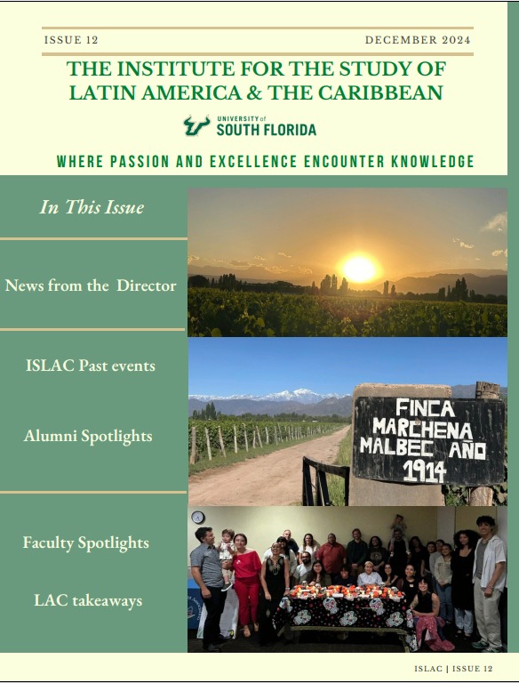 📢 Dear ISLAC community 

 We want to share with you Issue 12 of the ISLAC Newsletter.

Visit our website  ➡usf.edu/arts-sciences/…

Enjoy it!
