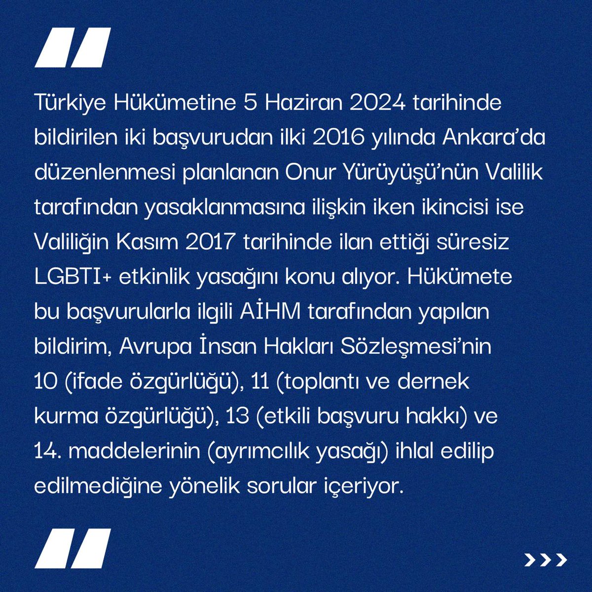 TR_Litigation's tweet photo. Hak örgütleri (@TR_Litigation, @esithaklar, @hakikatadalet, @kadinih, @insanhaklari, @unikuir)   olarak  AİHM'e Kaos GL / Türkiye (Bşv. no.  27507/23 &amp; 5797/22) davasına ilişkin ortak bir üçüncü taraf görüşü  sunduk.

Görüşe (İng.) buradan ulaşabilirsiniz: https://t.co/2DgWmyztNA https://t.co/rAZdm9EHcG