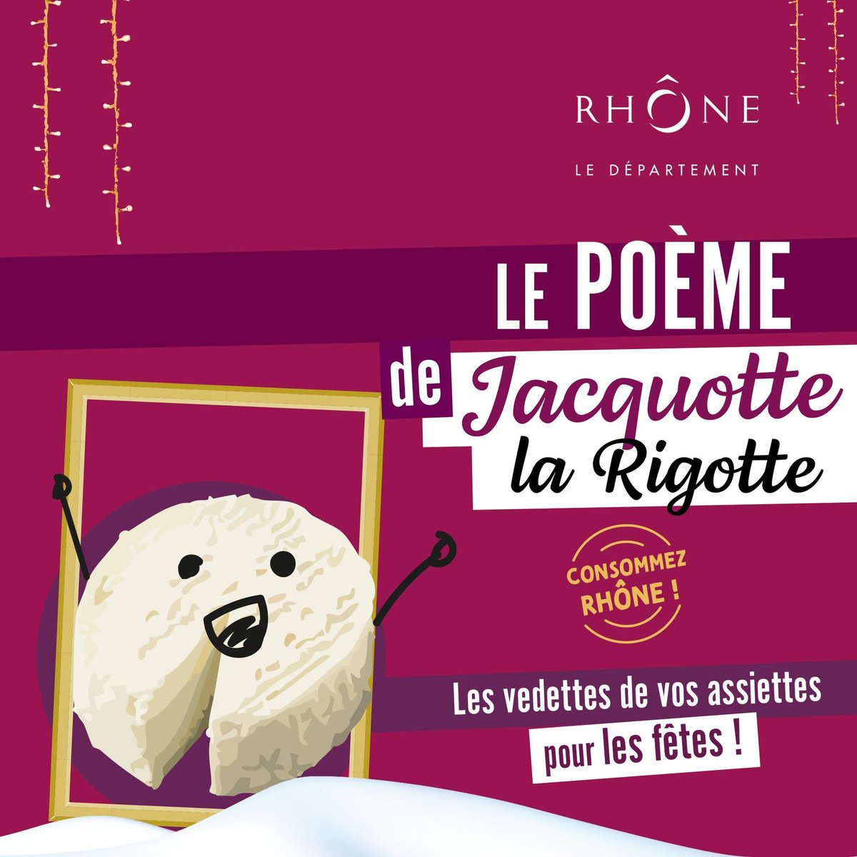 🎄 Invitez 𝗝𝗮𝗰𝗾𝘂𝗼𝘁𝘁𝗲 𝗹𝗮 𝗥𝗶𝗴𝗼𝘁𝘁𝗲 à votre menu festif…
Les produits du Rhône, vedettes de vos assiettes pour les fêtes ! 😊

🖱️ buff.ly/3ZWDPzR