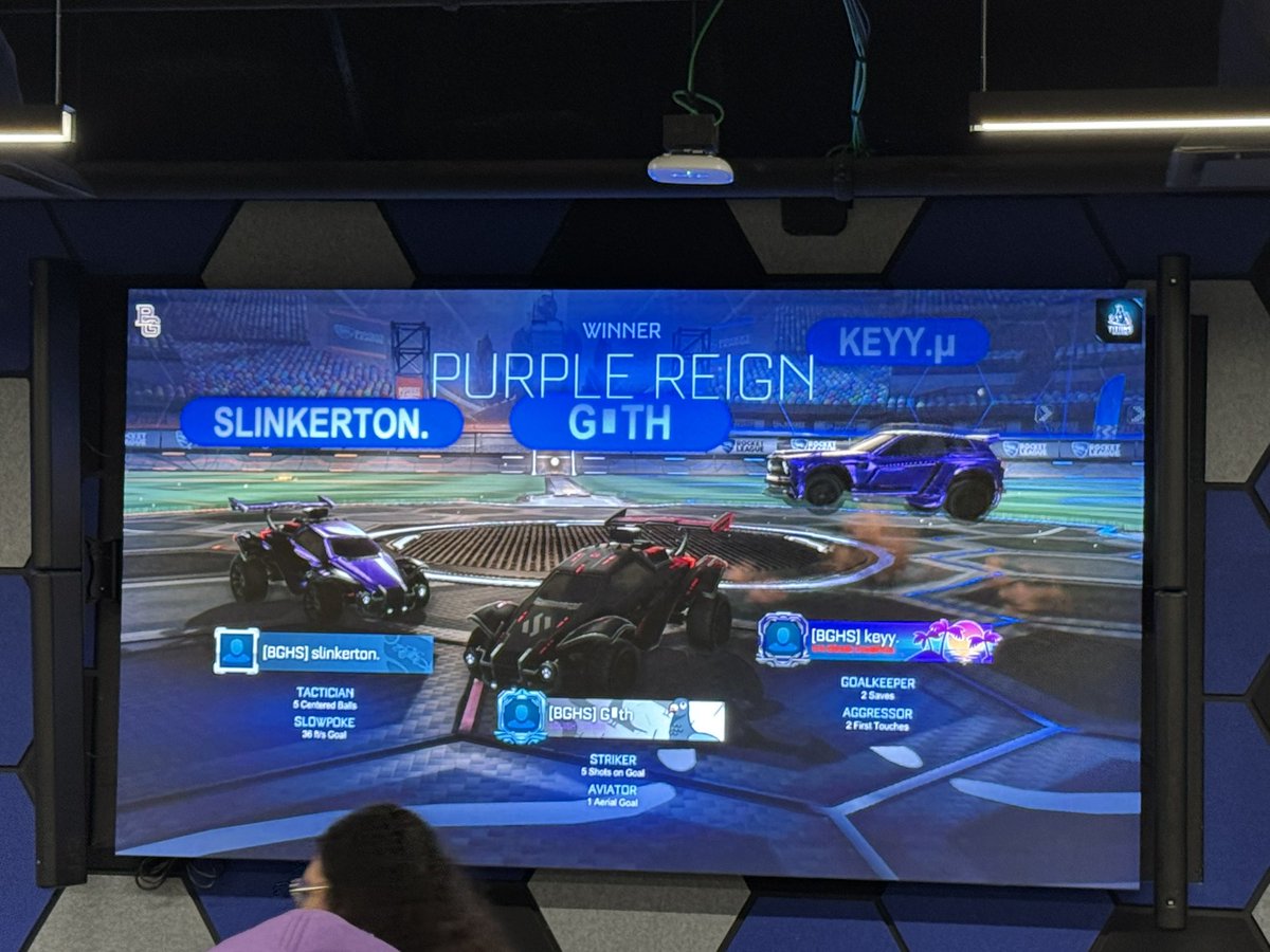 Game 1 goes to <a href="/BGHS_Esports/">BGHS Esports</a> Purple Reign!