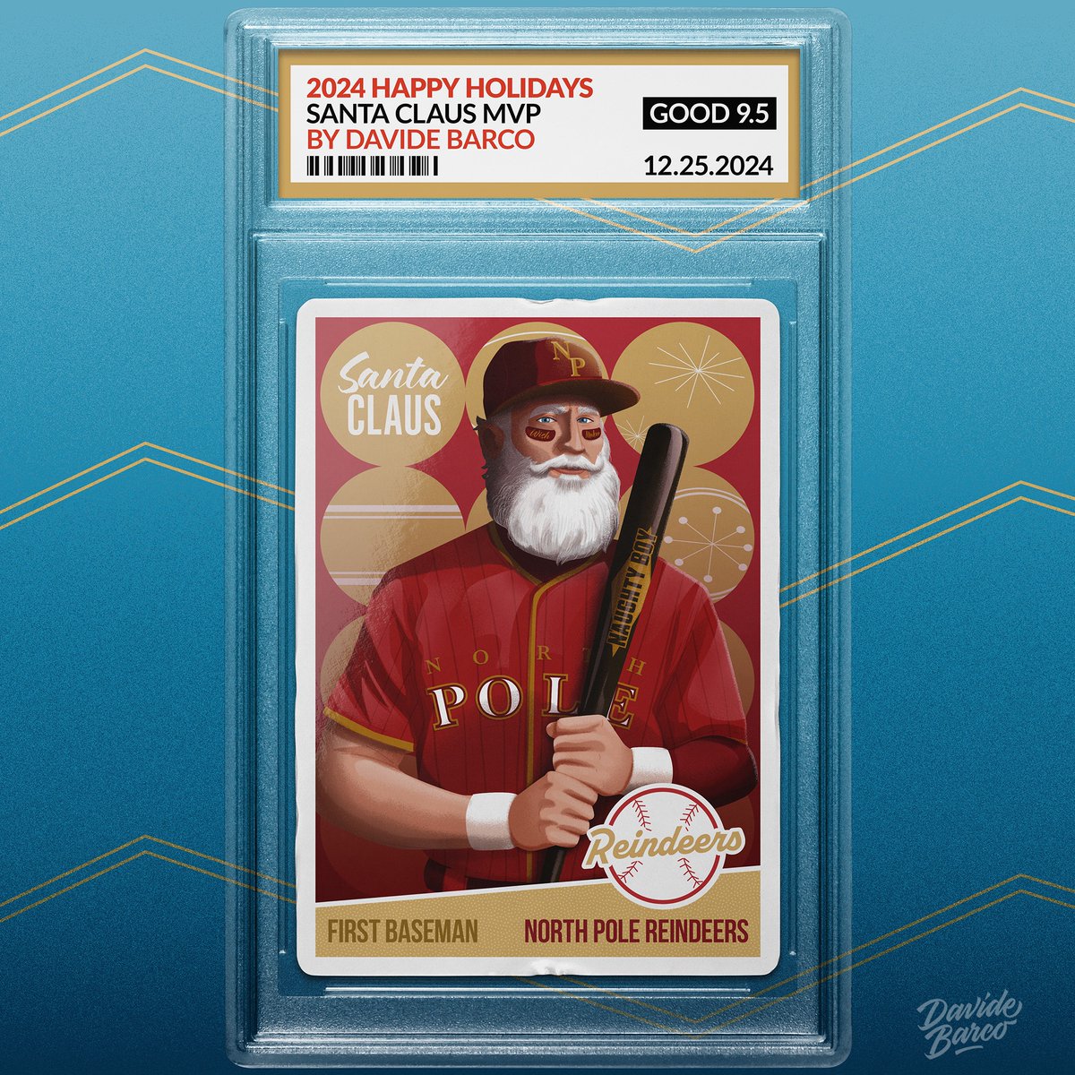 This year I wanted to find the most valuable holiday card to send my best wishes, so here it is: 
the card of the MVP of the Holidays—A.K.A. Santa "The Wish Maker" Claus. :)
Jokes aside, I truly hope all your wishes come true.

Happy Holidays to you all!

Davide