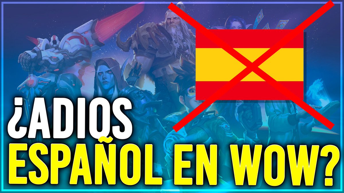 phobyac's tweet photo. ¿PRETENDE BLIZZARD ELIMINAR EL DOBLAJE EN ESPAÑOL DE WORLD OF WARCRAFT?

Blizzard podría cargarse el doblaje en español de World of Warcraft y  esta noticia es mucho más grave de lo que parece. La comentamos y vemos  como podría terminar esto.

Video: https://t.co/5EVdOOI5Ib https://t.co/hL2qtS7Us0