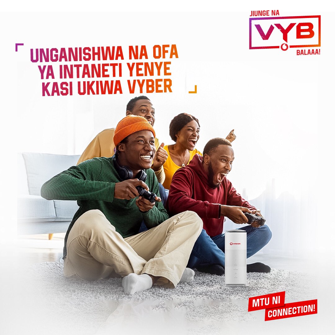 VodacomTanzania's tweet image. Pata ofa ya routers yenye intaneti ya kasi zaidi kwa bei ya mserereko.

Piga 0754 100 100 au tembelea Vodashop ilokaribu nawe. 
 #VYB #mtuniconnection