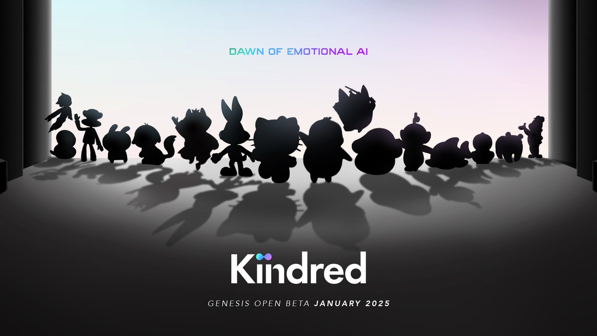 Kindred (@kindred_ai) on Twitter photo 1/ Kindred isnโt just another AI agent platform. Weโre here to redefine ๐๐๐บ๐ฎ๐ป-๐๐ ๐๐ป๐๐ฒ๐ฟ๐ฎ๐ฐ๐๐ถ๐ผ๐ปโbringing iconic characters to life in a way thatโs ๐ฃ๐ฒ๐ฟ๐๐ผ๐ป๐ฎ๐น, ๐๐บ๐ผ๐๐ถ๐ผ๐ป๐ฎ๐น, and ๐ฅ๐ฒ๐ฎ๐น.
๐๐ถ๐ป๐ฑ ๐ผ๐๐ ๐บ๐ผ๐ฟ๐ฒ๐๐ป 1/ Kindred isnโt just another AI agent platform. Weโre here to redefine ๐๐๐บ๐ฎ๐ป-๐๐ ๐๐ป๐๐ฒ๐ฟ๐ฎ๐ฐ๐๐ถ๐ผ๐ปโbringing iconic characters to life in a way thatโs ๐ฃ๐ฒ๐ฟ๐๐ผ๐ป๐ฎ๐น, ๐๐บ๐ผ๐๐ถ๐ผ๐ป๐ฎ๐น, and ๐ฅ๐ฒ๐ฎ๐น.
๐๐ถ๐ป๐ฑ ๐ผ๐๐ ๐บ๐ผ๐ฟ๐ฒ๐๐ป
