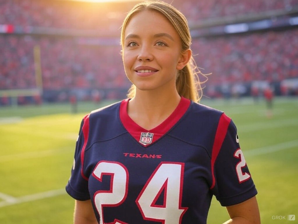 Sydney Sweeney on her NFL MVP pick:

“It’s easily Derek Stingley Jr. I know it’s not usually a defensive player, but have you seen Sting in coverage? He’s an island and has hands like glue. He’s also leagues ahead of Sauce Gardner. I can’t believe that was ever a debate.”
