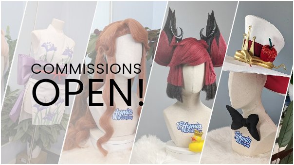 I'm opening commissions for 2025 year!

 I'm making wigs, costume pieces (like hats 😋) and props! I might also take one or two full costumes, we'll see!

Get a quote: linktr.ee/effymia
