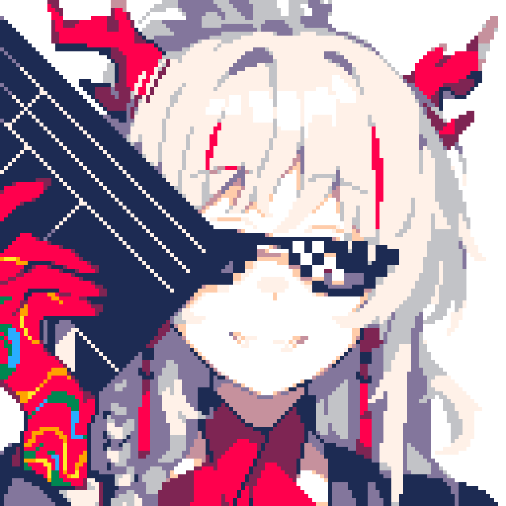 P07470815's tweet photo. 😎
#アークナイツ #Arknights #ドット絵 #pixelart #pico8..? https://t.co/oro57y6AVI