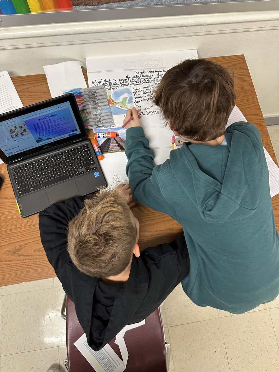 Finishing up our posters!