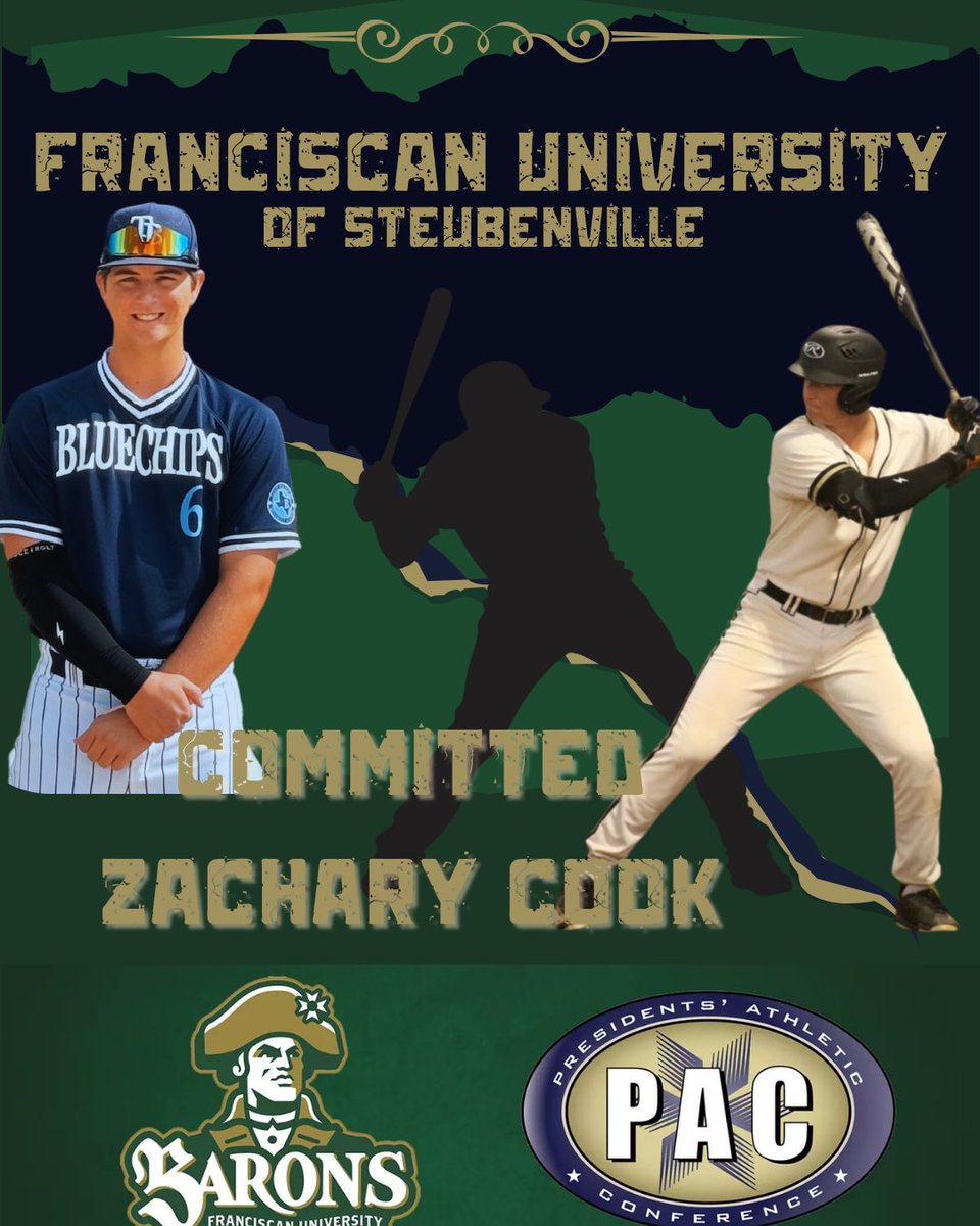 I am very excited to announce that I will be continuing my academic and athletic career at Franciscan University of Steubenville. I would like to thank my parents, family, teammates, and coaches for supporting me along my baseball journey! #Committed <a href="/coach_R_Sample/">DHS_Panther_Baseball</a> <a href="/FUSBaseball/">Franciscan University Baseball</a>