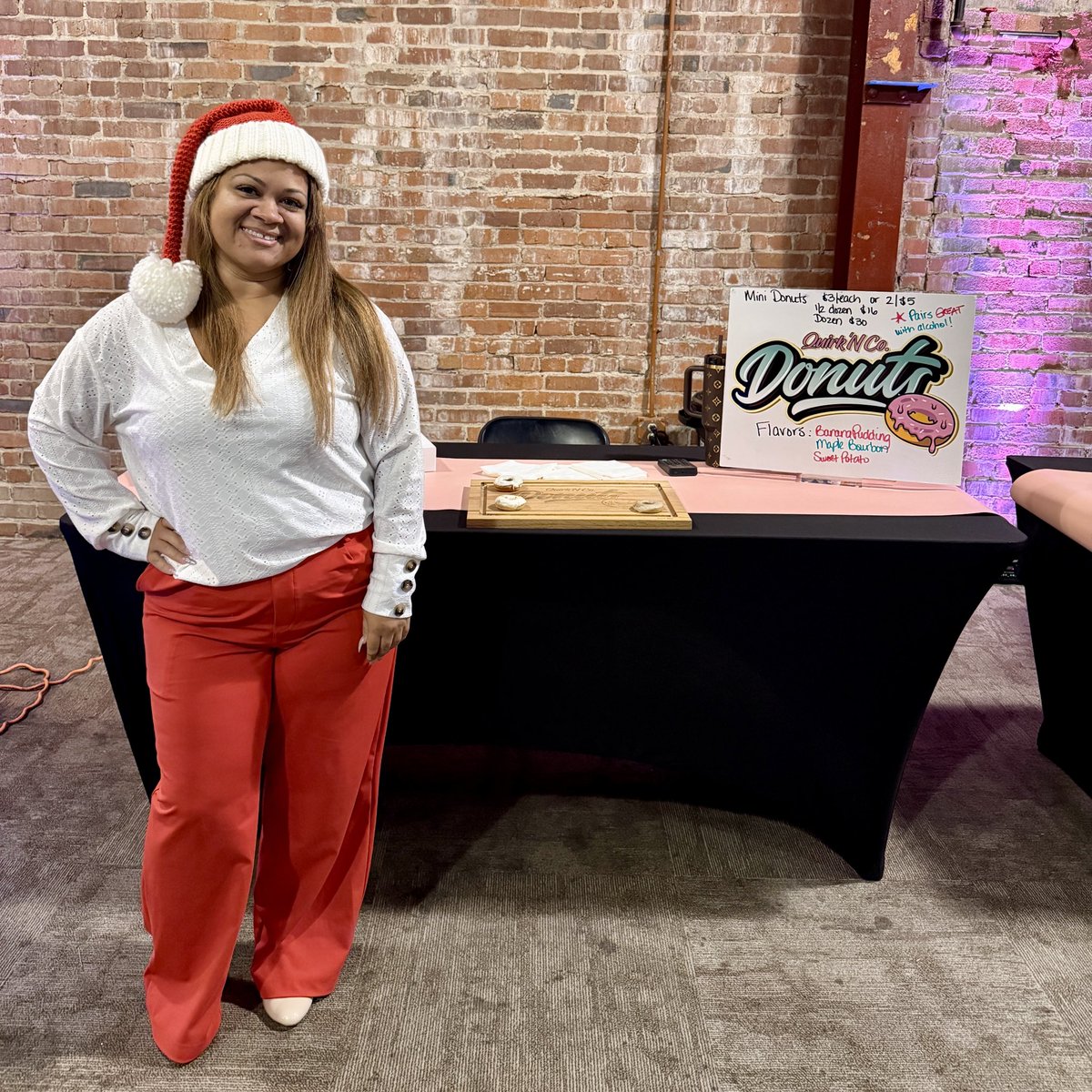 QuirkDonuts's tweet photo. As we close the 2024 year, we just wanted to take a moment to say THANK YOU to all of you for an amazing year! 

We stepped our game up but we have a feeling 2025 will be new territory. 

Happy holidays and we will see you in 2025! 

🍩🩷🍾 https://t.co/OOnRDMBEGv