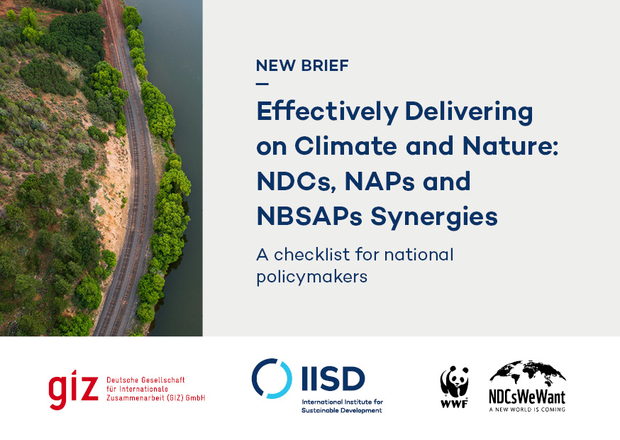 🗣️ Clearer than ever, action on #nature, #climate, and #adaptation should be systematically integrated to avoid trade-offs and leverage synergies!

Discover concrete options for synergistic planning with our new checklist for policymakers 🎯 bit.ly/ClimateNatureC…