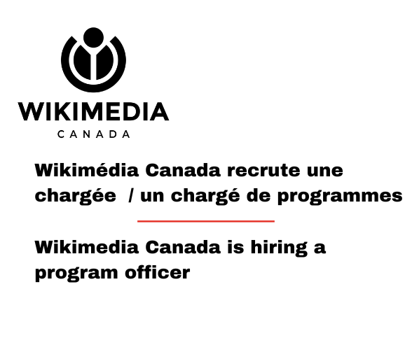 Wikimédia Canada (@wikimediacafr) on Twitter photo 📣 Wikimédia Canada recrute une chargée / un chargé de programmes francophone
Sous la responsabilité du directeur général, la personne titulaire du poste est responsable de la mise en œuvre des divers programmes identifiés par l’organisation.
wikimedia.ca/2024/12/17/wik… 📣 Wikimédia Canada recrute une chargée / un chargé de programmes francophone
Sous la responsabilité du directeur général, la personne titulaire du poste est responsable de la mise en œuvre des divers programmes identifiés par l’organisation.
wikimedia.ca/2024/12/17/wik…