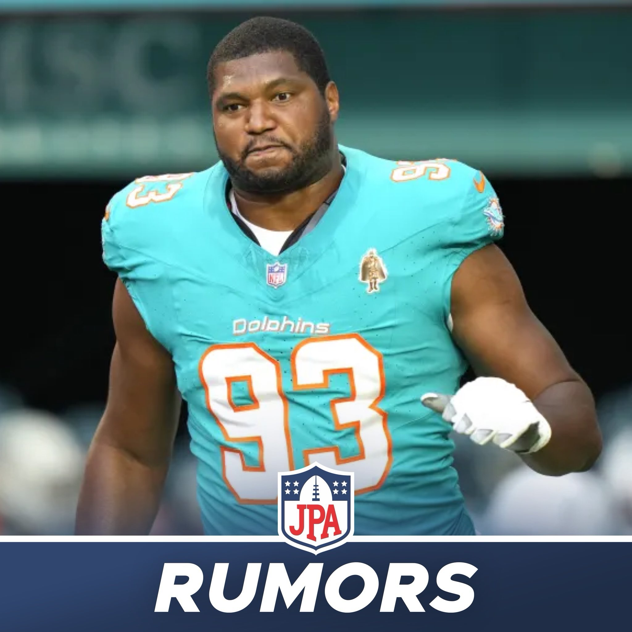 JPAFootball on X: "This would be nice: The #Dolphins could potentially release Calais Campbell once they are eliminated from the playoffs to give him the chance of joining a contender, per @flasportsbuzz
