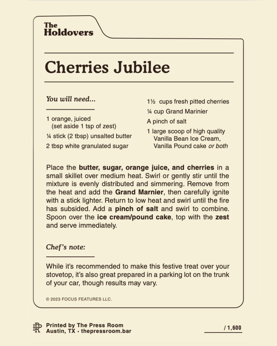 Best served in a parking lot on the trunk of your car.