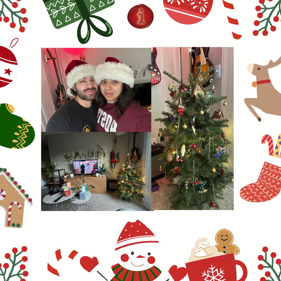 🎄✨ Highlighting Jasmin’s holiday traditions! Her family picks a Christmas tree, wears matching PJs, drinks hot cocoa, decorates with a new ornament each year, and ends the night with Christmas movies like Elf and a cozy living room sleepover. How do you celebrate? 🎁
 #IMPRENTA