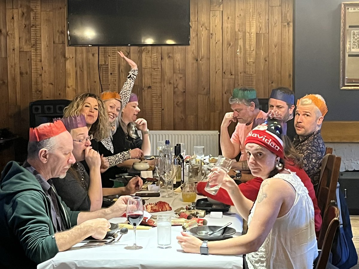 Opal Christmas lunch 🎈🌲 🎅 🎁 🍷 What a lovely bunch <a href="/OPAL_CIC/">Outdoor Play and Learning (OPAL) CIC</a>