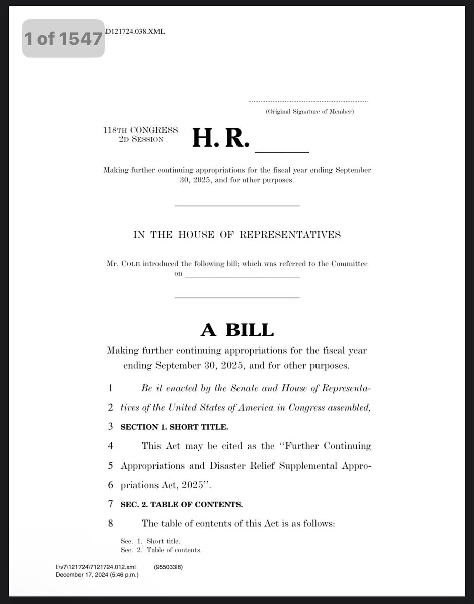 BrianRoemmele's tweet image. This will be the last year the US will have a Bill like this appropriations Bill where AI will not fully break it down and hunt for Pork and cronyism.

I have used my local AI for a few years on this stuff.

Soon you will Grok the real honesty of a Bill.

The world changes—now.
