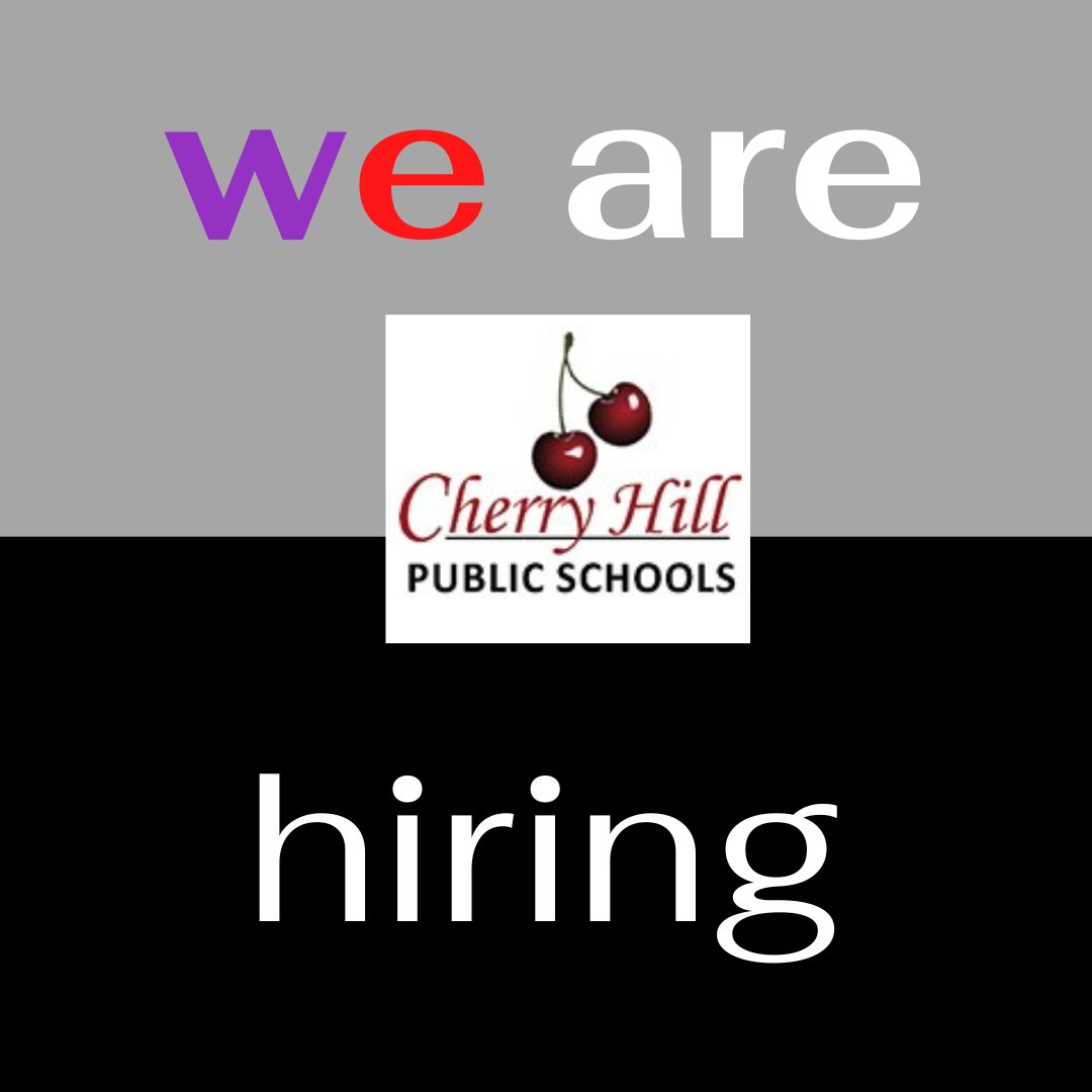 Now hiring: Special Education Teacher - LLD at Carusi Middle School.

If you are interested, you can apply directly to this link:
applitrack.com/cherryhill/onl…