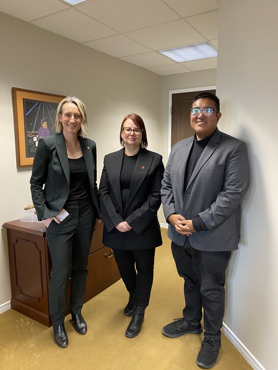 It was a privilege to meet Dr. Joss Reimer, CMA President, and Romeo Tello, CMA Director of Gov. Relations and Intergovernmental Affairs, to discuss healthcare challenges and opportunities in the NWT. Quyanainni for your time and commitment to ongoing dialogue and collaboration.