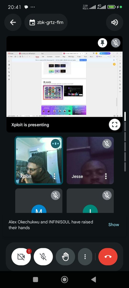 Mijosh_'s tweet photo. My hard work didn't qualify me for Pudgy airdrop (I was one criteria short🤧)

But @SuperteamNG folks got in for being active!

So I did some digging.

Long story short...

I've just attended my first onboarding meeting with my state mod @Edwin_Xploit🥳🥳

Greater things ahead!💜 https://t.co/R9paShnhxg